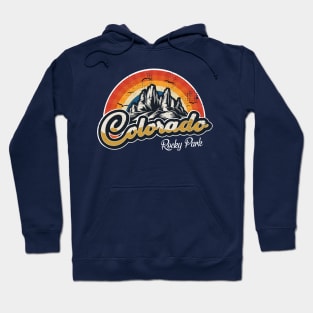 Colorado Tee - Retro Vintage Mountains Nature Hiking Hoodie